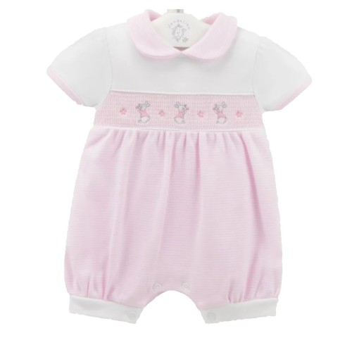 Pink Peter Rabbit Inspired Romper Suit
