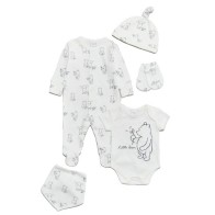 Winnie the Pooh 5 Piece Sleepsuit Starter Set