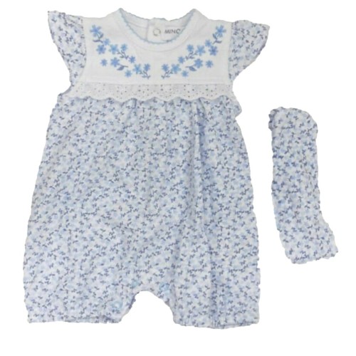 All In One Playsuit with Matching Headband