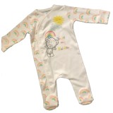 Tiny Tatty Ted &quot;You&#039;re my Rainbow&quot; Sleepsuit