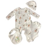 Peter Rabbit Sleepsuit 4 Piece Starter Set