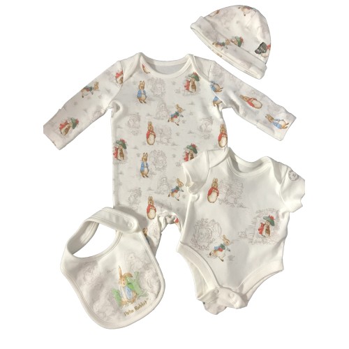 Peter Rabbit Sleepsuit 4 Piece Starter Set