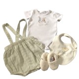 Peter Rabbit  Dungaree And Shoe Set