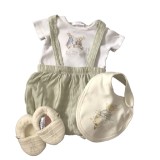 Peter Rabbit  Dungaree And Shoe Set