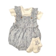 Peter Rabbit Romper Suit And Socks Outfit