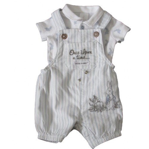 Peter Rabbit Top And Short Dungarees