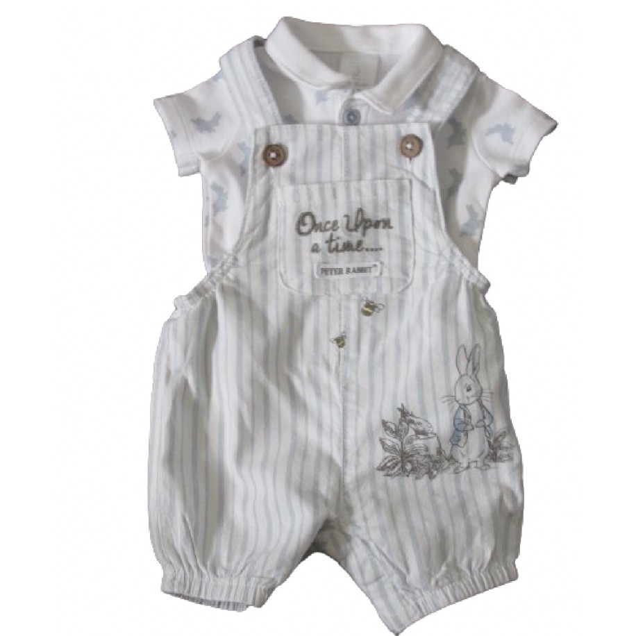 Peter Rabbit Top And Short Dungarees