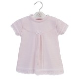 Baby Girls Luxury Pink Knitted Dress