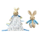 Peter Rabbit Rattle and Comfort Blanket Baby Gift Set