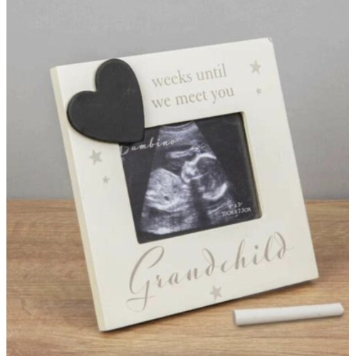 Countdown Baby Scan Frame - Grandparents - Weeks Until We Meet You - Grandchild