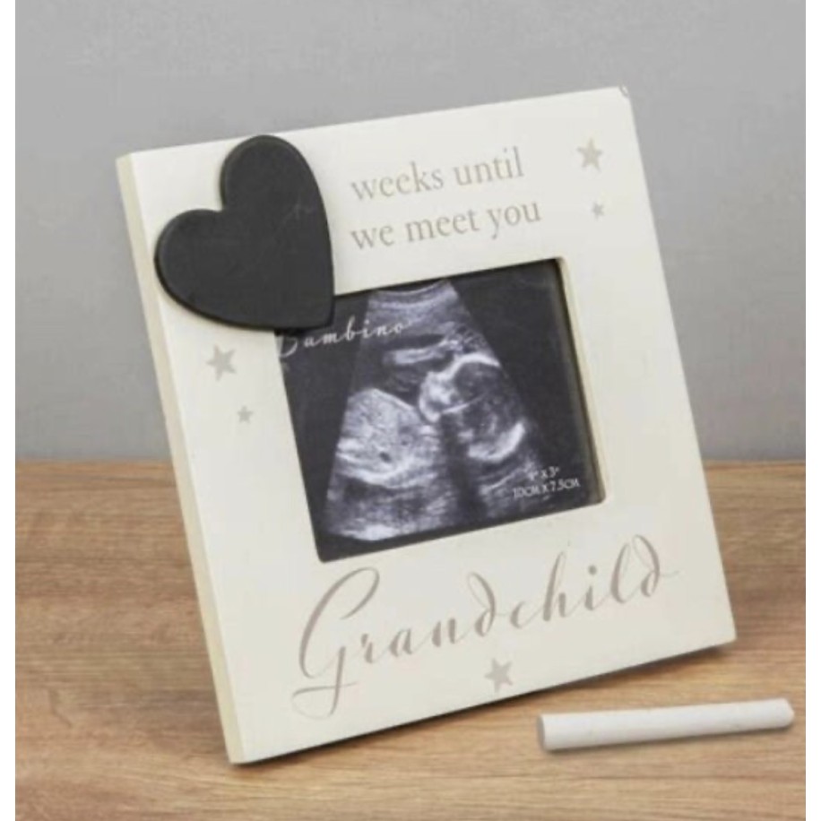 Countdown Baby Scan Frame - Grandparents - Weeks Until We Meet You - Grandchild