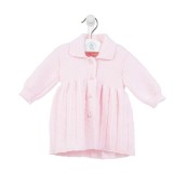 Pink Pearl Button Coat