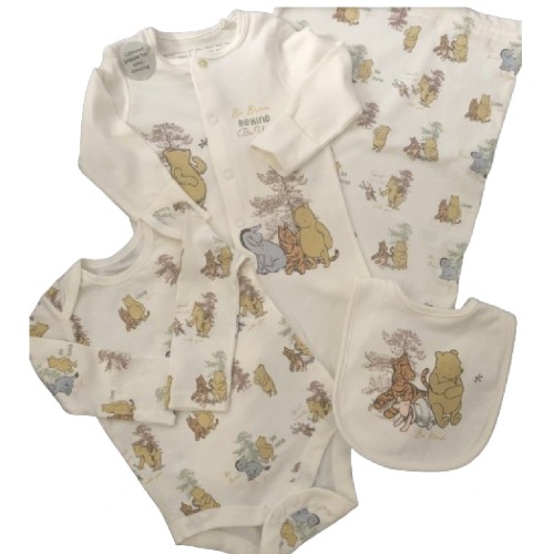 Winnie The Pooh 4 Piece Sleepsuit