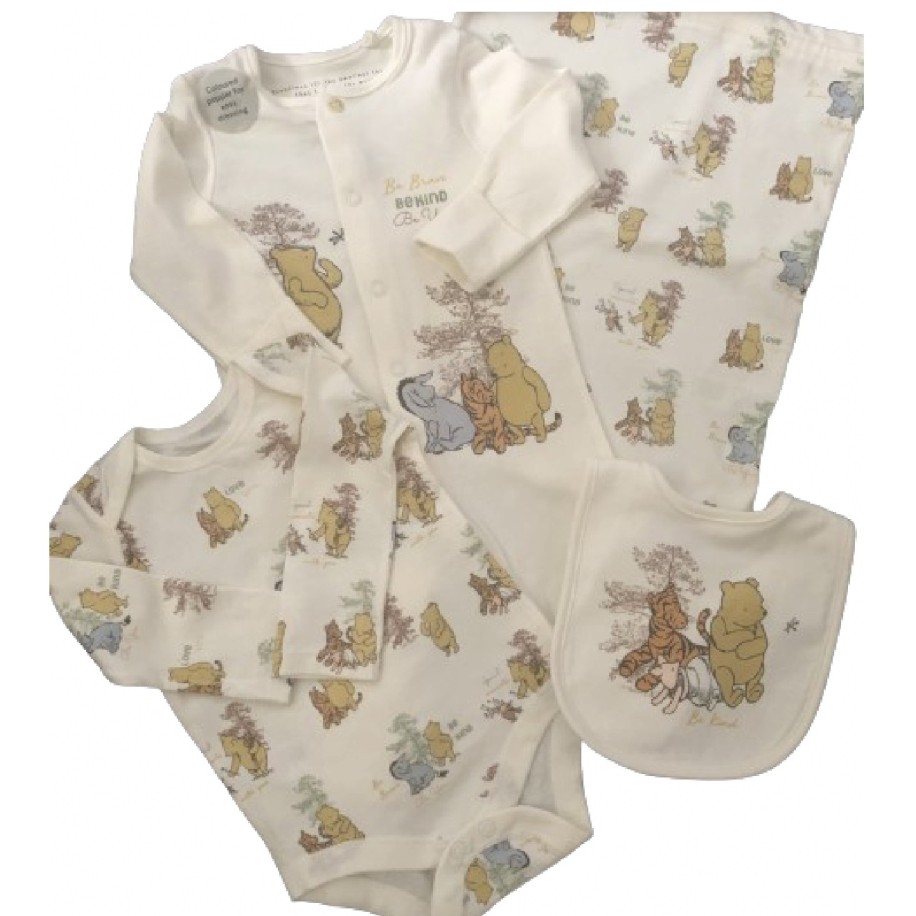Winnie The Pooh 4 Piece Sleepsuit