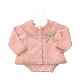 Pink Baby Girls Spanish Outfit