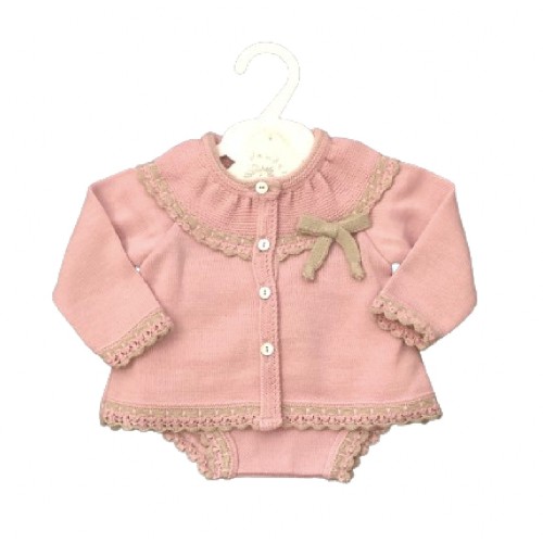 Pink Baby Girls Spanish Outfit