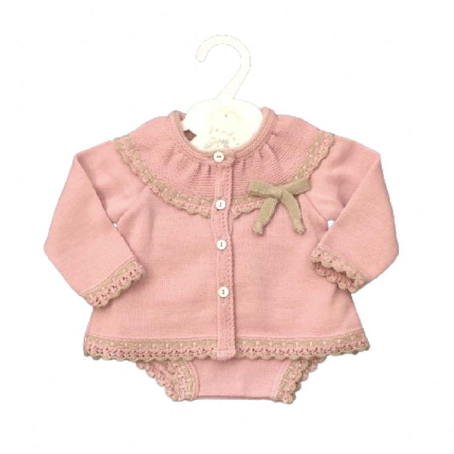 Pink Baby Girls Spanish Outfit