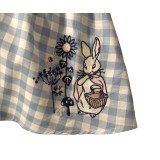 Peter Rabbit Blue Checked Dress And Cream Cardigan