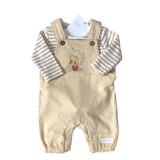 Baby Boys Winnie The Pooh 2 Piece Dungaree Set