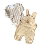 Baby Boys Winnie The Pooh 2 Piece Dungaree Set