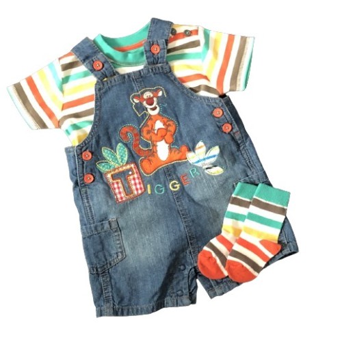 Tigger -Winnie the Pooh 2 Piece Dungaree Set