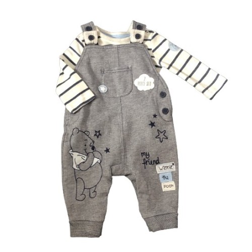 Winnie The Pooh Navy Dungarees Set