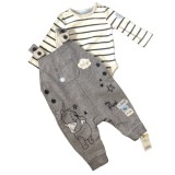 Winnie The Pooh Navy Dungarees Set