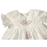 White Peter Rabbit Dress Knicker Hat Set