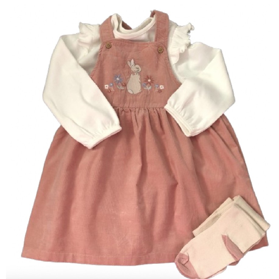 Peter Rabbit Dress/Top/Tights Set
