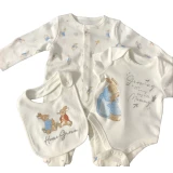 Peter Rabbit 3 Piece Set Sleepsuit