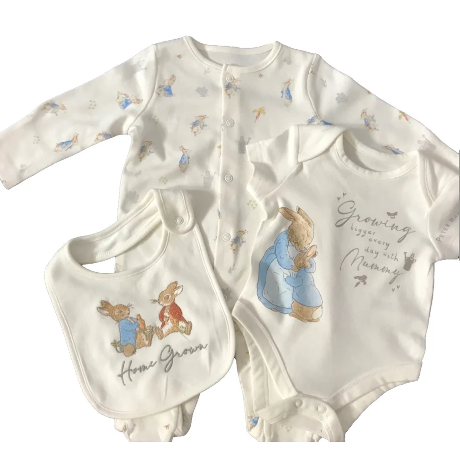 Peter Rabbit 3 Piece Set Sleepsuit