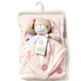 Baby Pink Guess How Much I Love You Blanket and Comforter