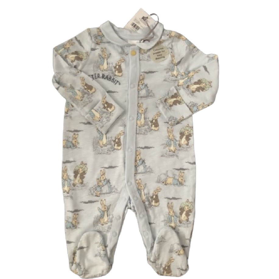 My First Christmas Peter Rabbit Romper Hat Socks Set
