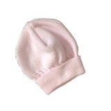 Pink Knitted Top And Trousers Hat Set