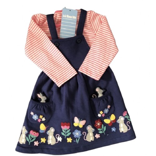 Jo Jo Mama Bebe Pinafore Dress