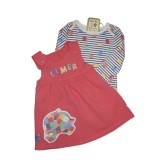 Orange Elmer Pinafore Dress