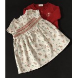 Woodland Dress &amp; Red Cardigan