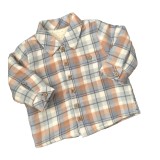 Check Shirt And Cord Dungarees