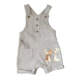 Peter Rabbit Grey Dungarees Set