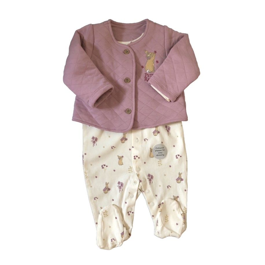 Peter Rabbit  Jacket And Sleepsuit Set