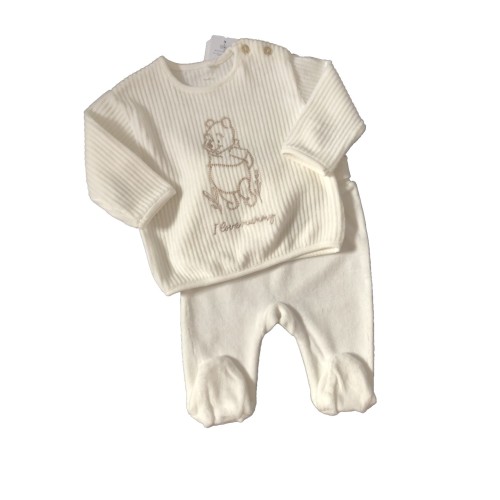 Winnie The Pooh "I Love Mummy " White Top And Leggings