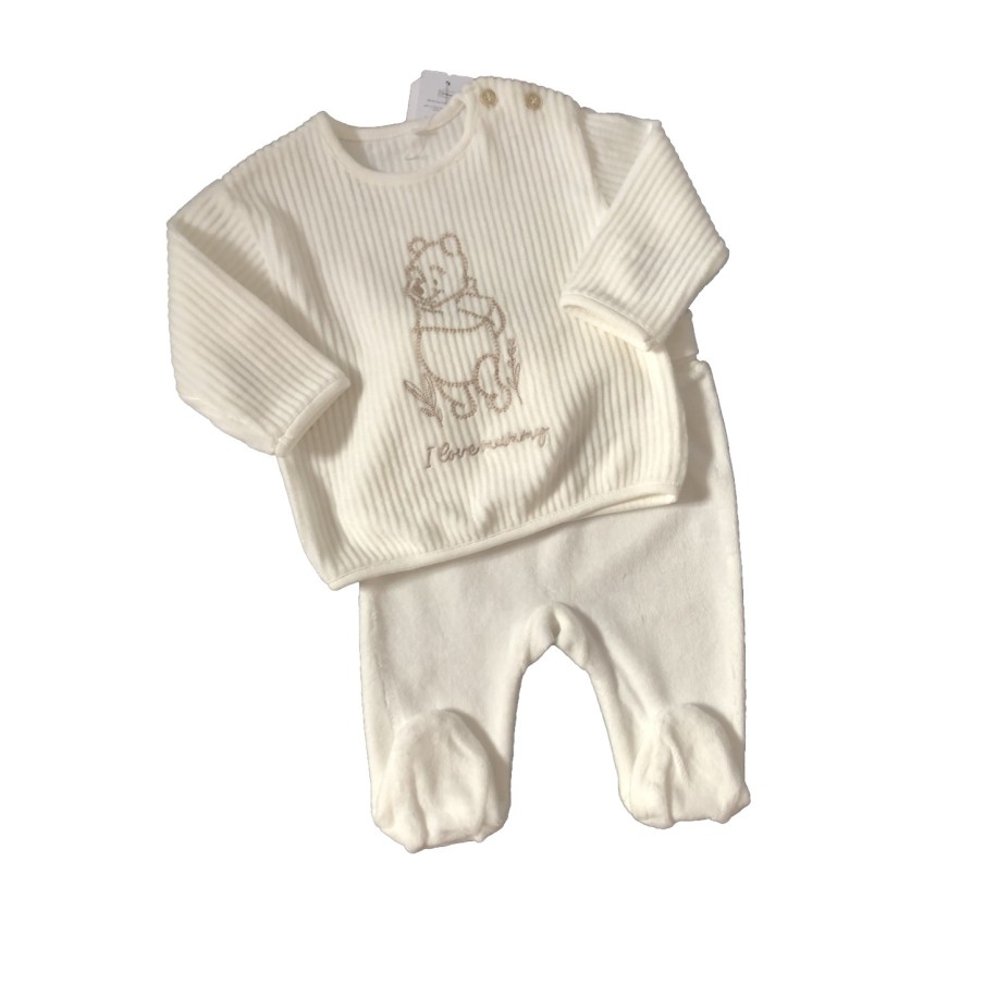 Winnie The Pooh "I Love Mummy " White Top And Leggings