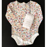Green Dress Floral Top And Tights 9/12 Months