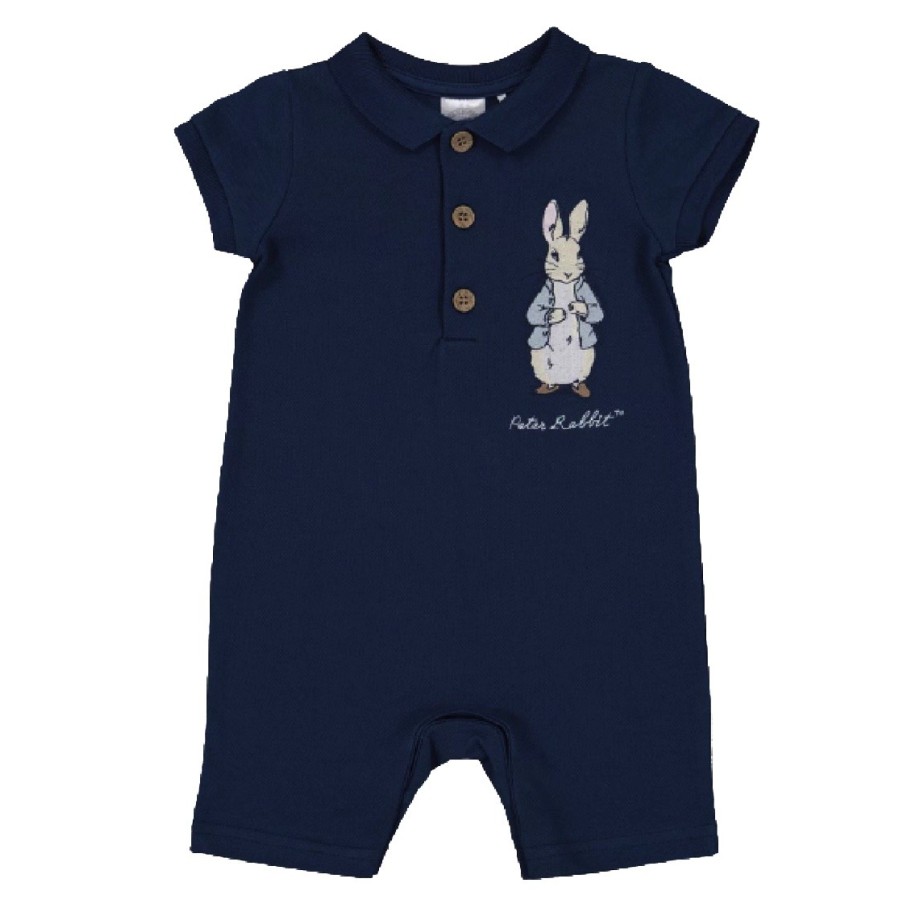 Peter Rabbit Pique Romper Outfit