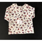 Red Floral Pinafore Dress Set