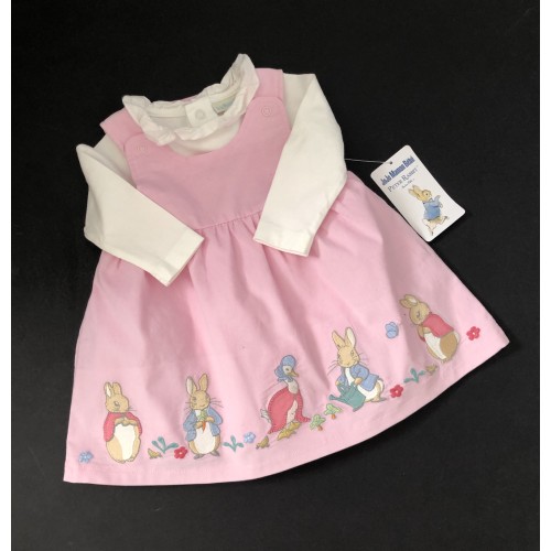 Jojo maman Bebe Pink Peter Rabbit Dress