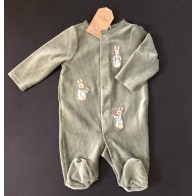 Peter Rabbit Green Sleepsuit