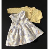 Girls Peter Rabbit Dress And Cardigan Set