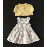 Girls Peter Rabbit Dress And Cardigan Set