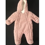 Peachy Pink Padded Snowsuit